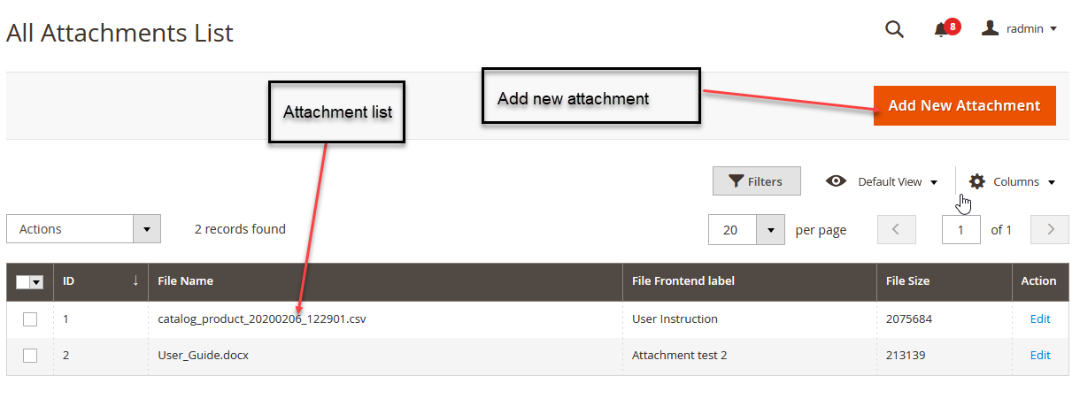 Product Attachments for Magento 2