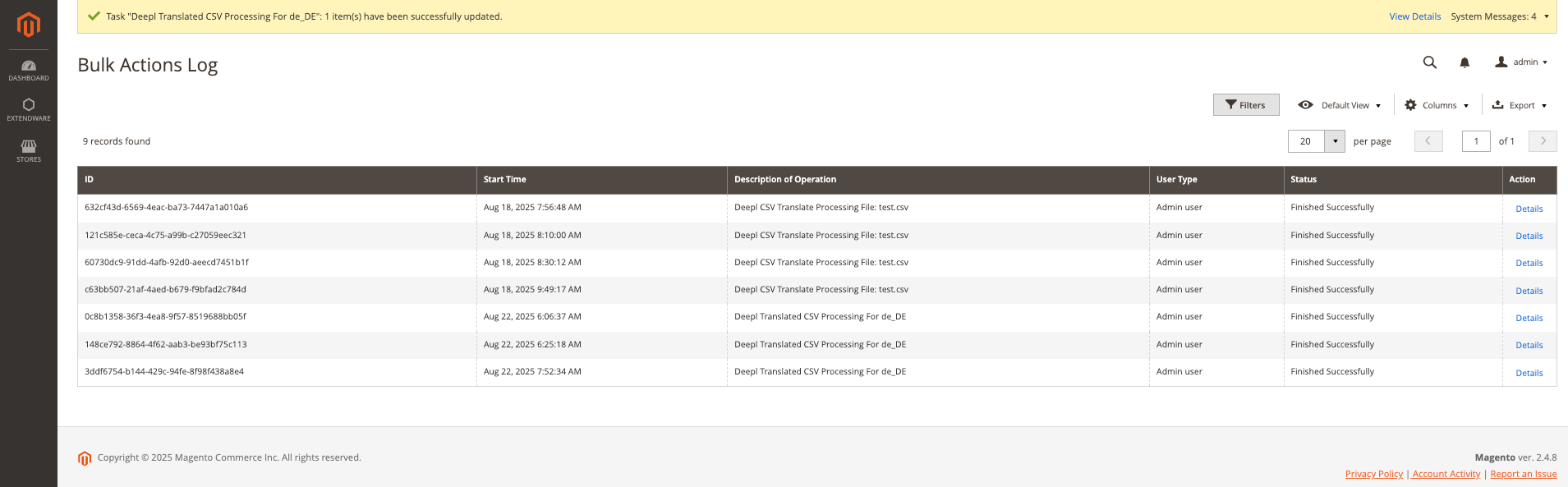 DeepL CSV Translation Manager for Magento 2