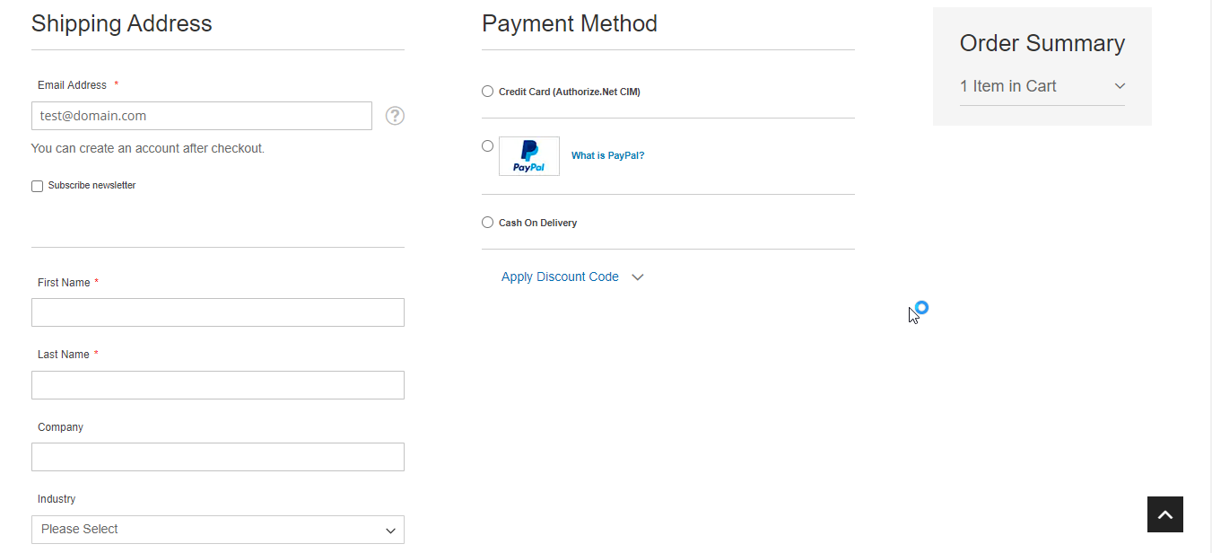 One Page Checkout by Extendware