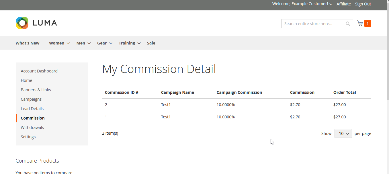 Affiliate for Magento 2