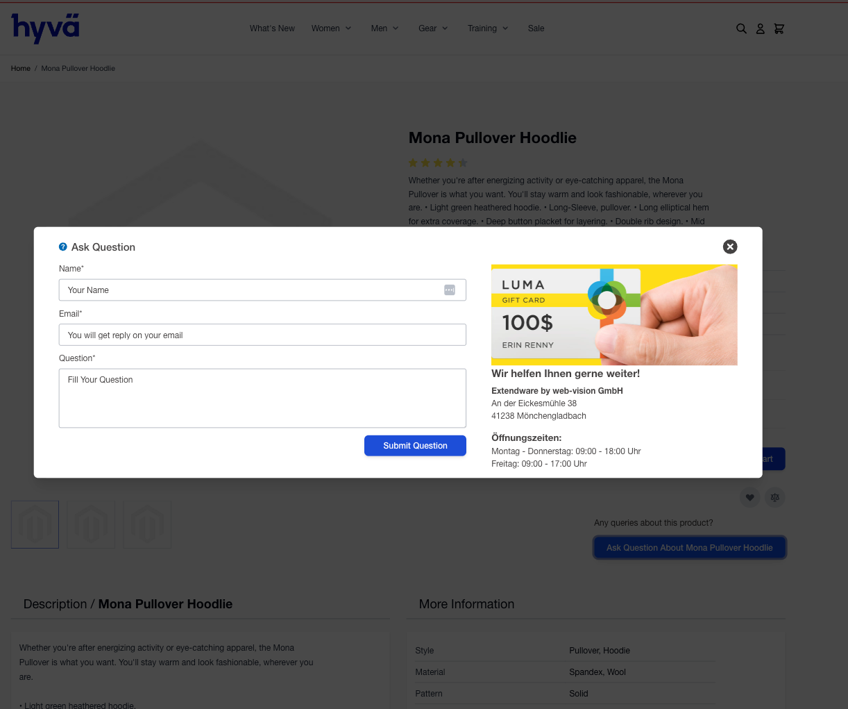 Product Questions for Magento 2