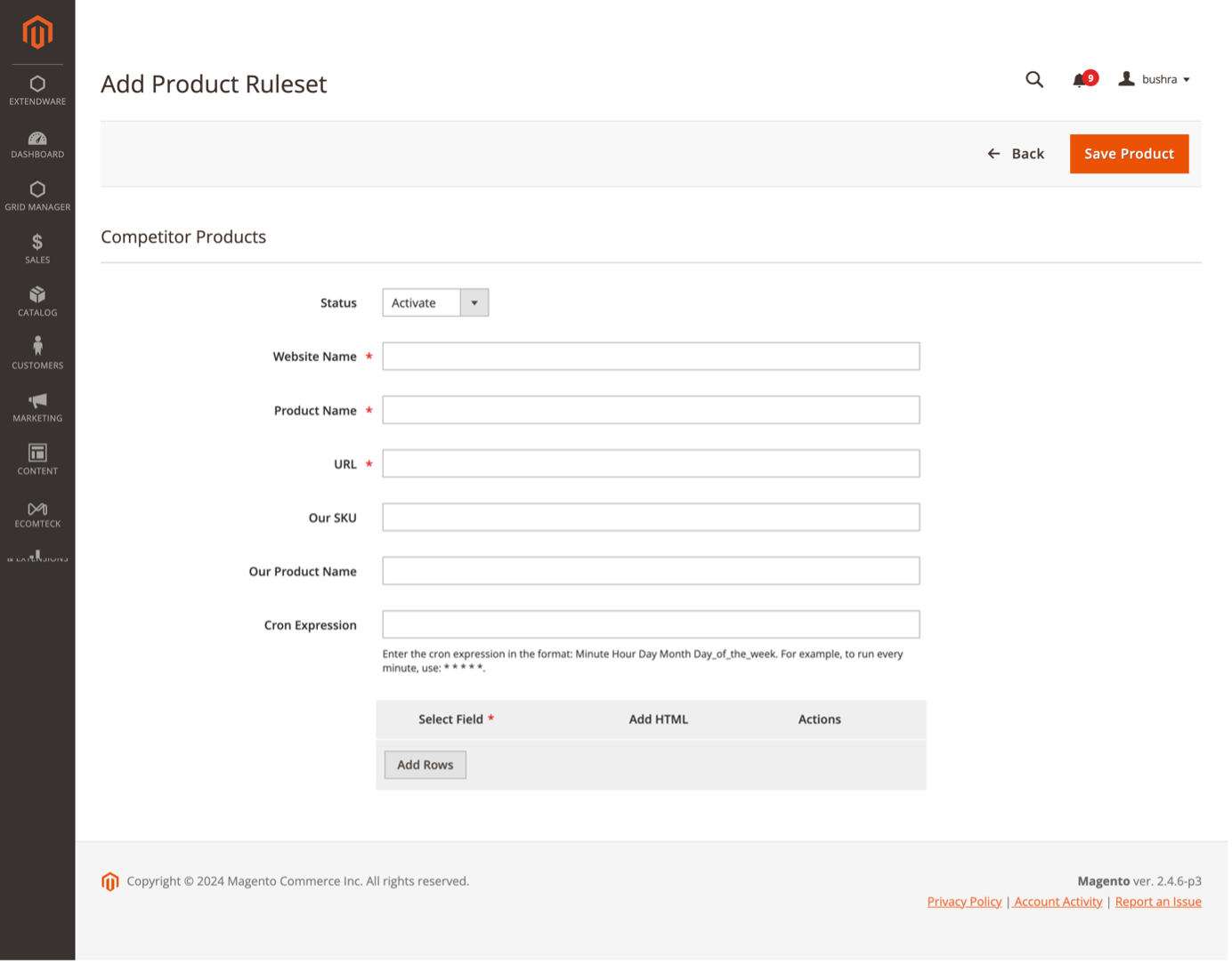 Competitor Product and Price Monitoring for Magento 2