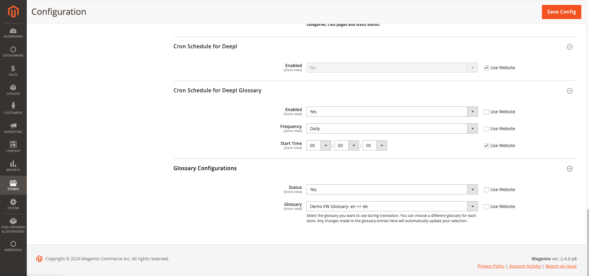 DeepL Translate Glossary for Magento 2§