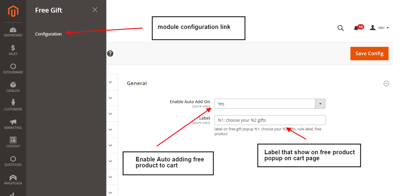 Free Gift products for Magento 2
