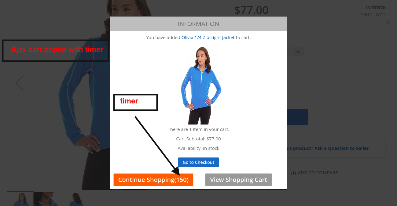 Ajax Add to Cart Extension for Magento 2