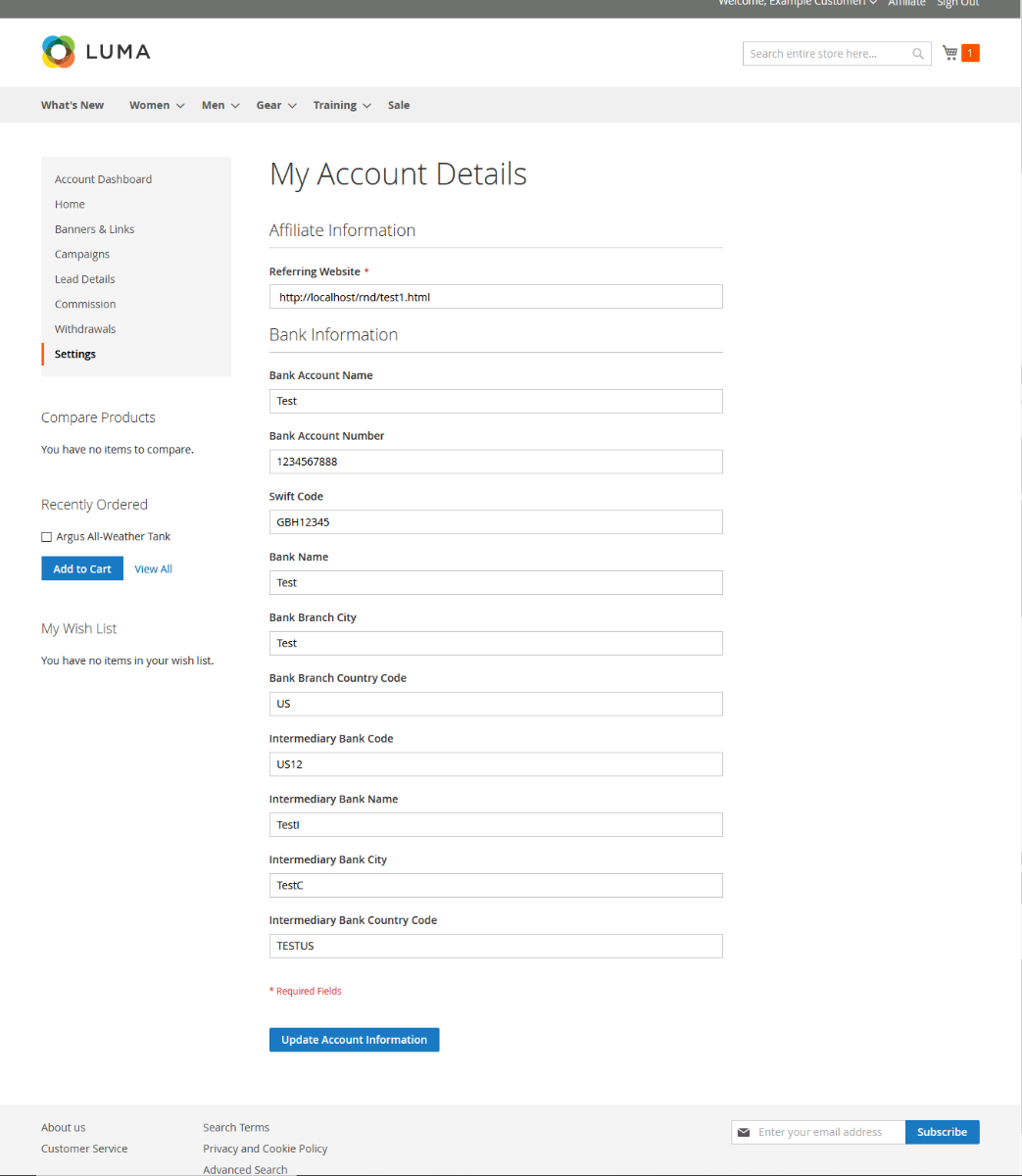 Affiliate for Magento 2