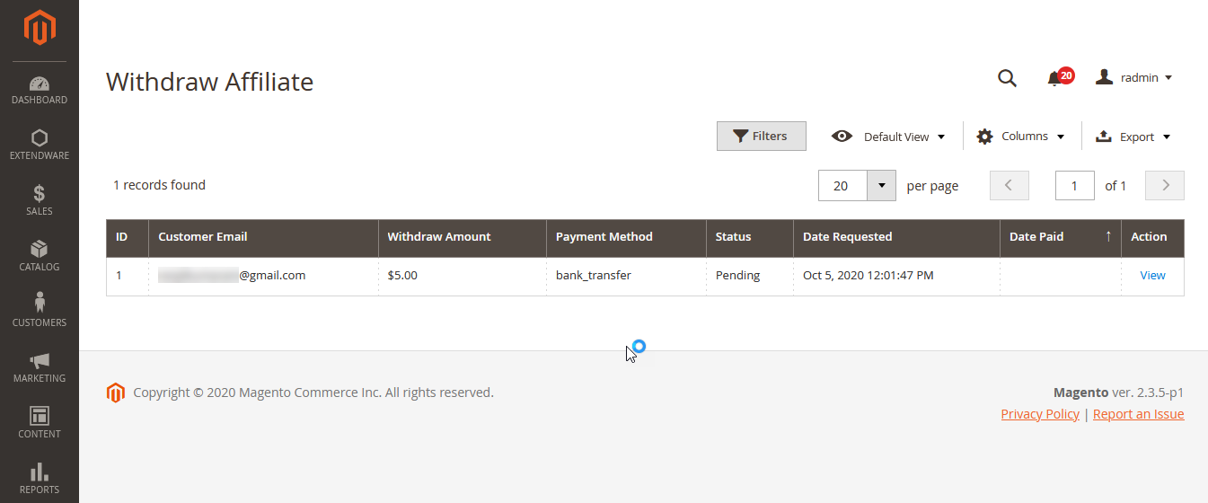 Affiliate for Magento 2