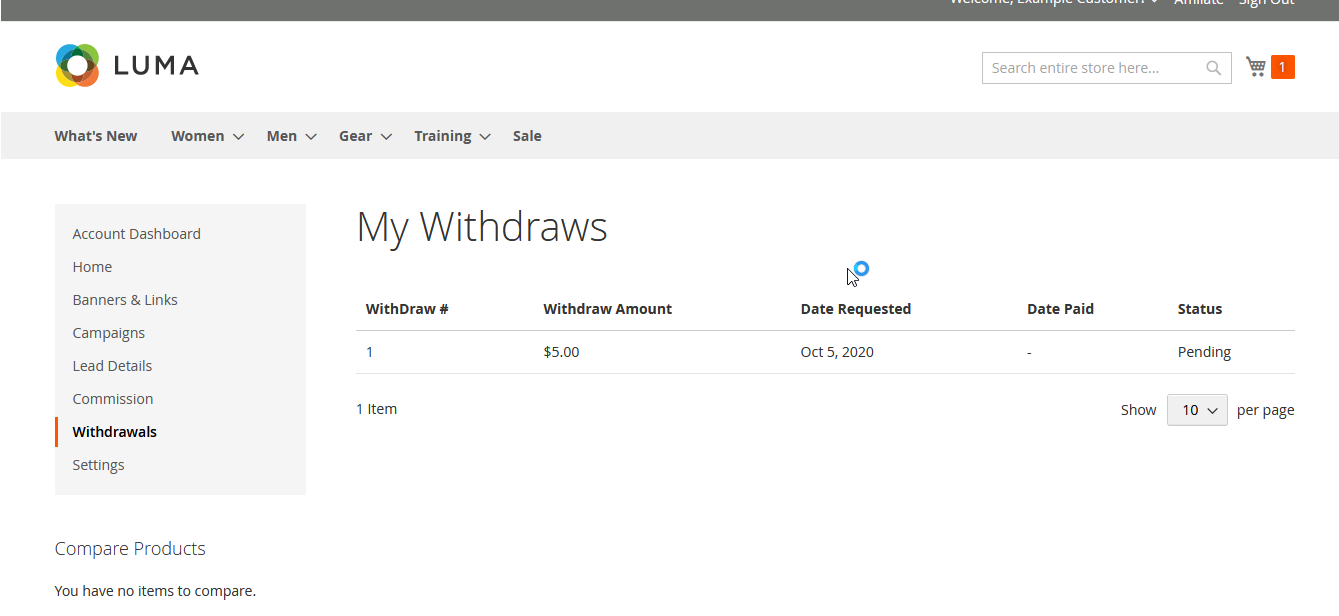 Affiliate for Magento 2