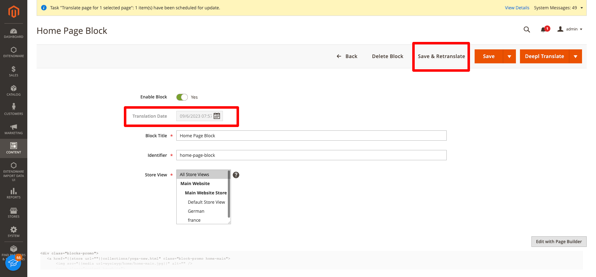 DeepL Translator Auto Sync for Magento 2: Static Block Translation DeepL Translator Auto Sync for Magento 2: Static Block Translation