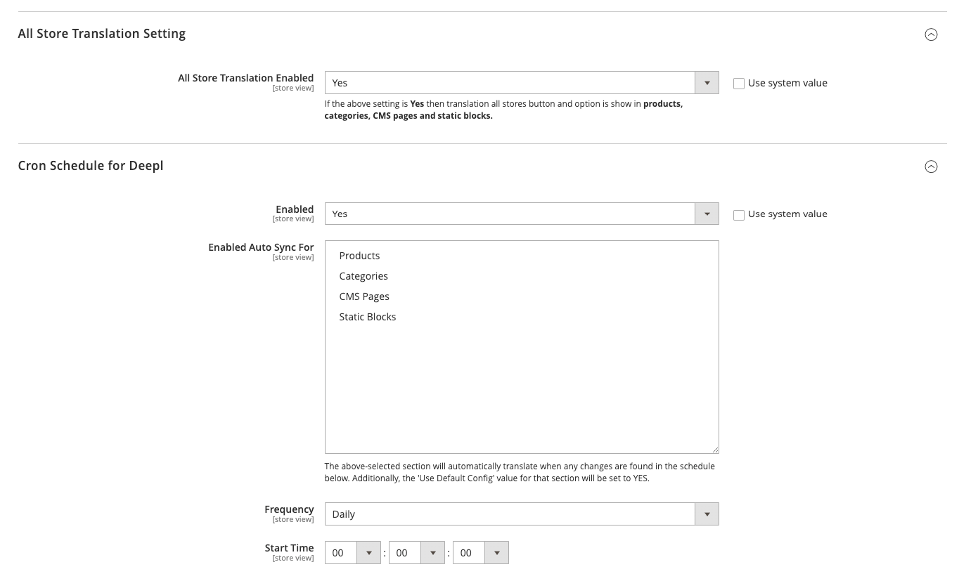 Configuration in your Magento 2 store Configuration in your Magento 2 store