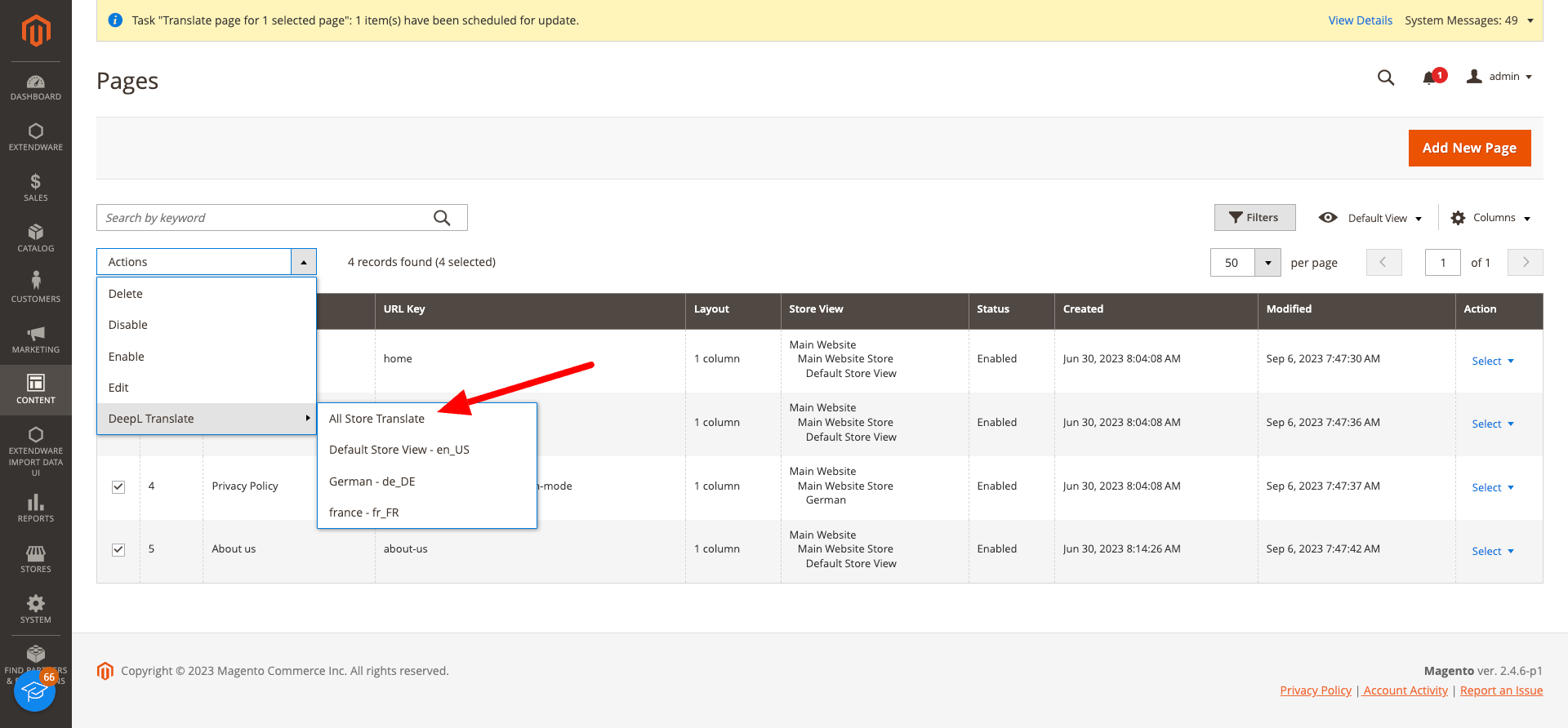 DeepL Translator Auto Sync for Magento 2: Product Mass Action Translation DeepL Translator Auto Sync for Magento 2: Product Mass Action Translation