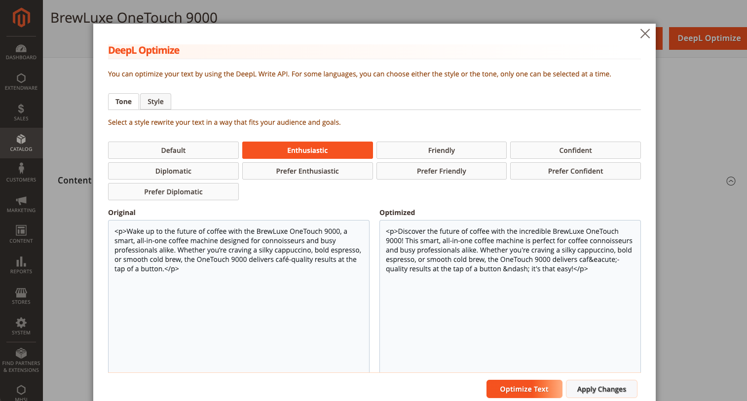 DeepL Translator Glossary for Magento: Synchronize Glossary DeepL Translator Glossary for Magento: Synchronize Glossary